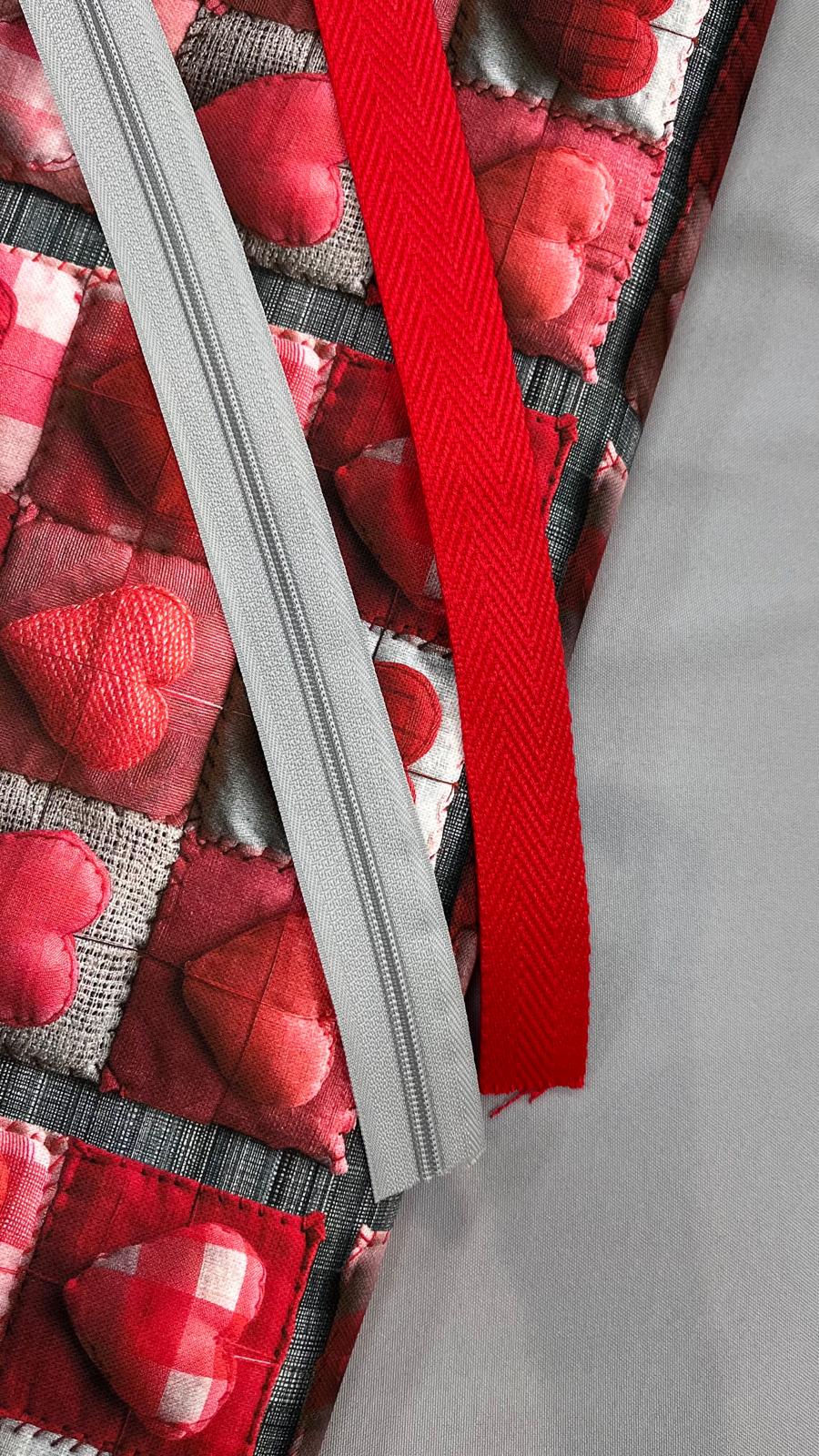 Corazones patchwork